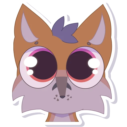 Pleading sticker of my sona