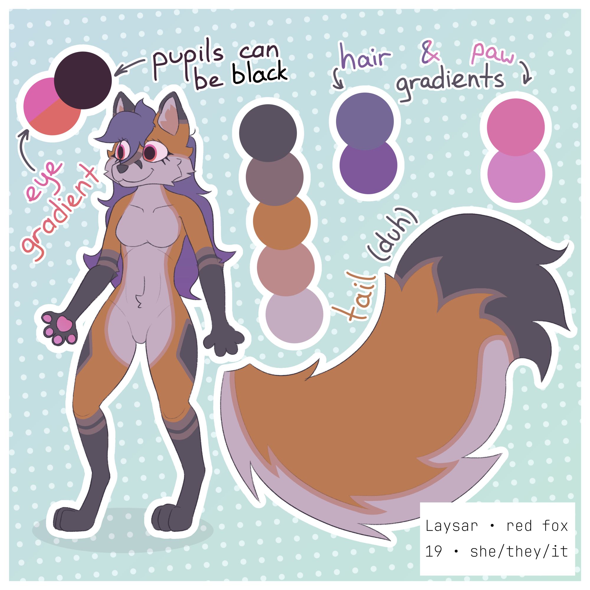 Laysar's reference sheet